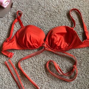 ASOS swim bikini top with tie detail